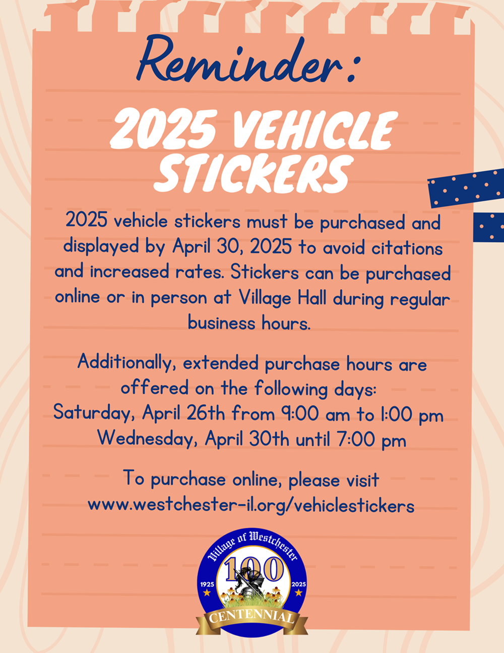Vehicle Stickers