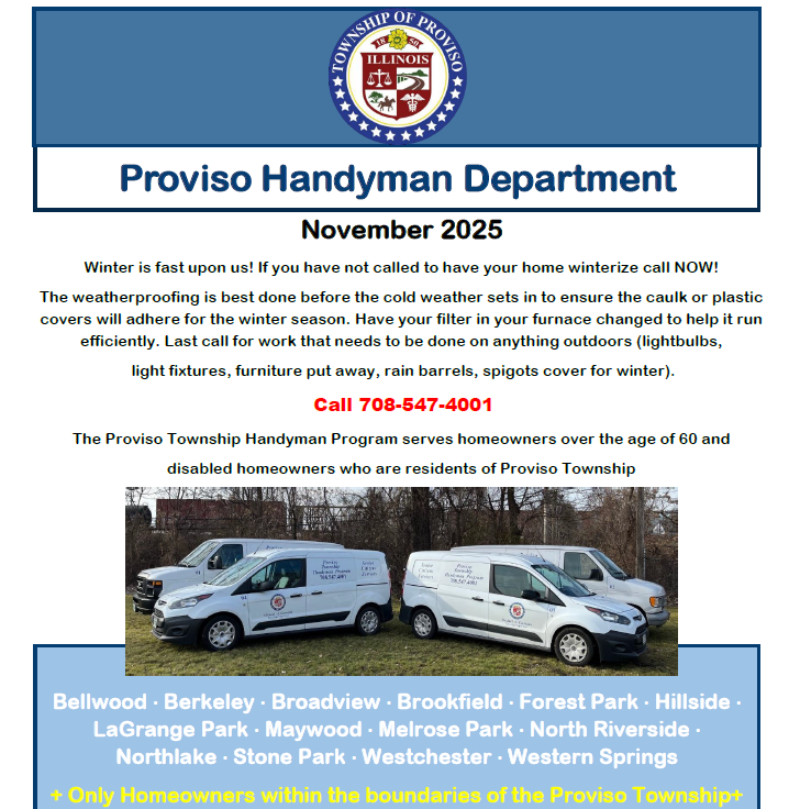 Proviso Handyman Department