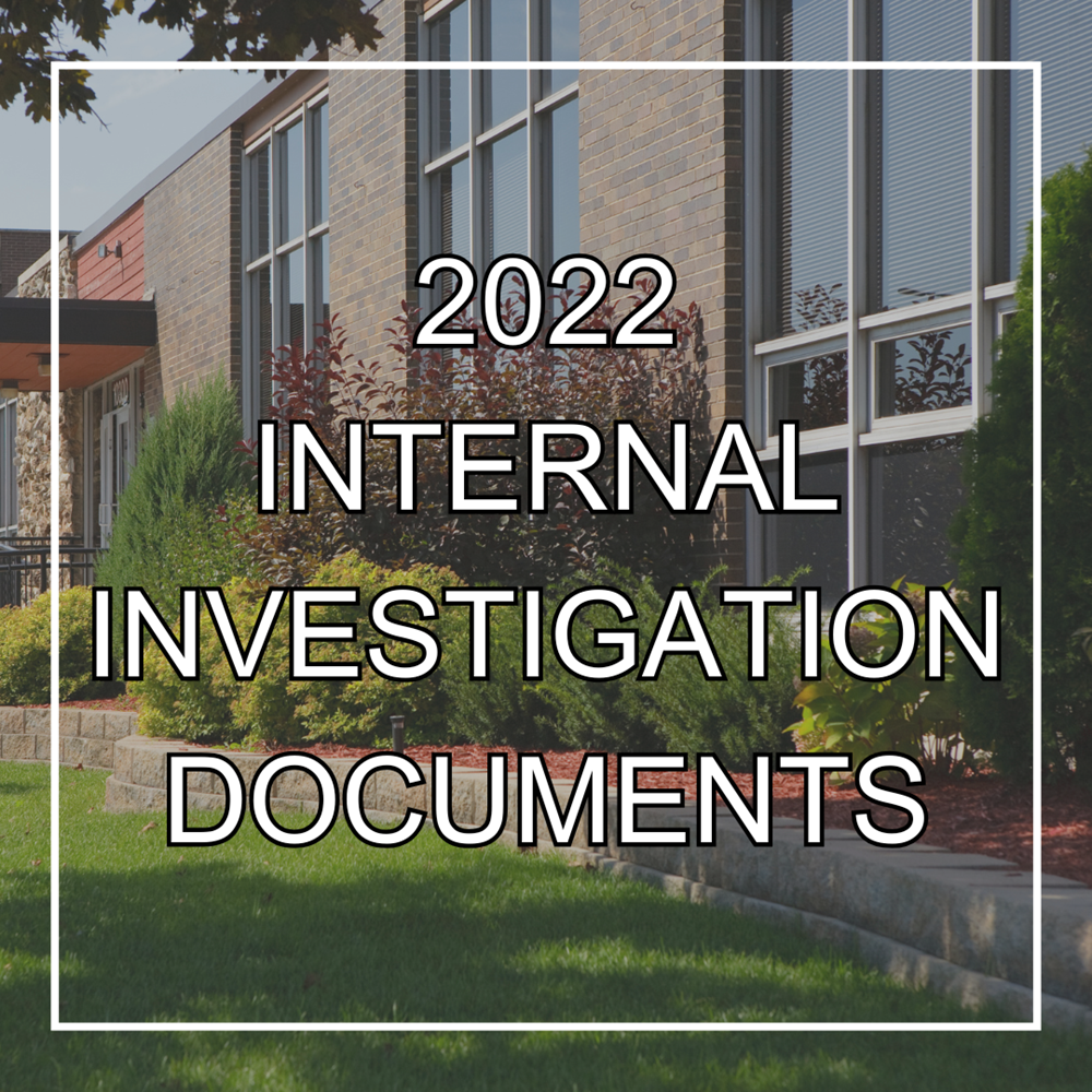 2022 Internal Investigation Documents