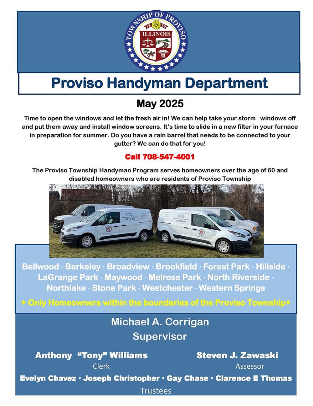 Proviso Handyman Department