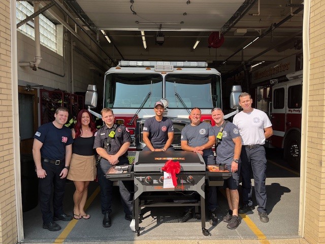 Ace Donates to Fire Department